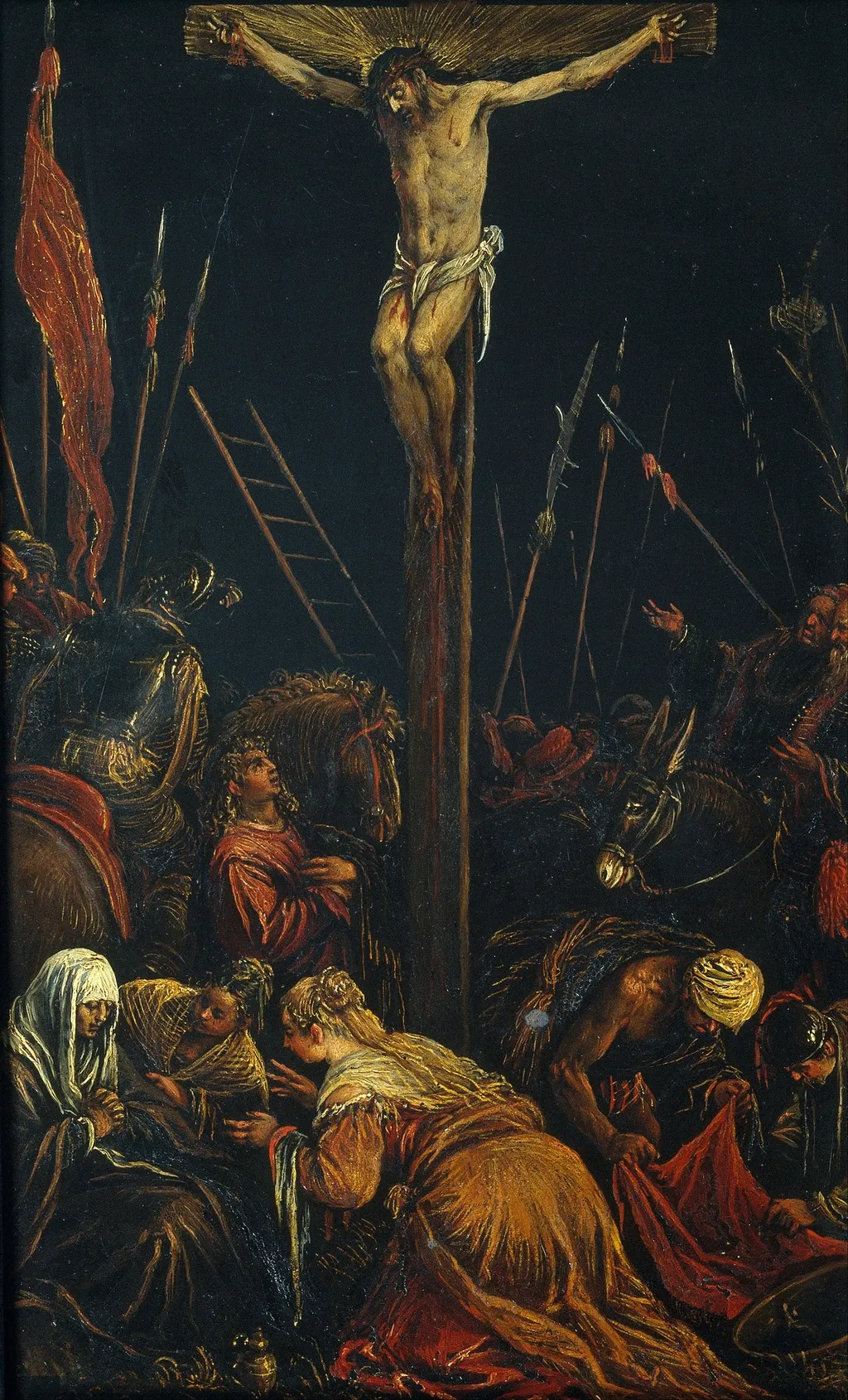 Calvary, by Jacopo Bassano, unspecified, 1575