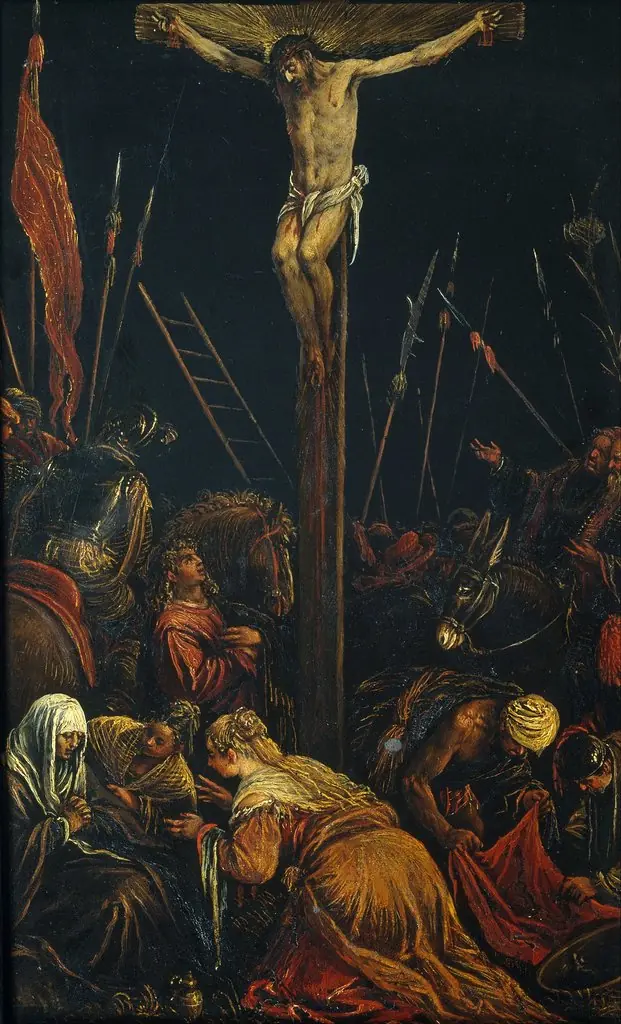 Calvary, by Jacopo Bassano, unspecified, 1575