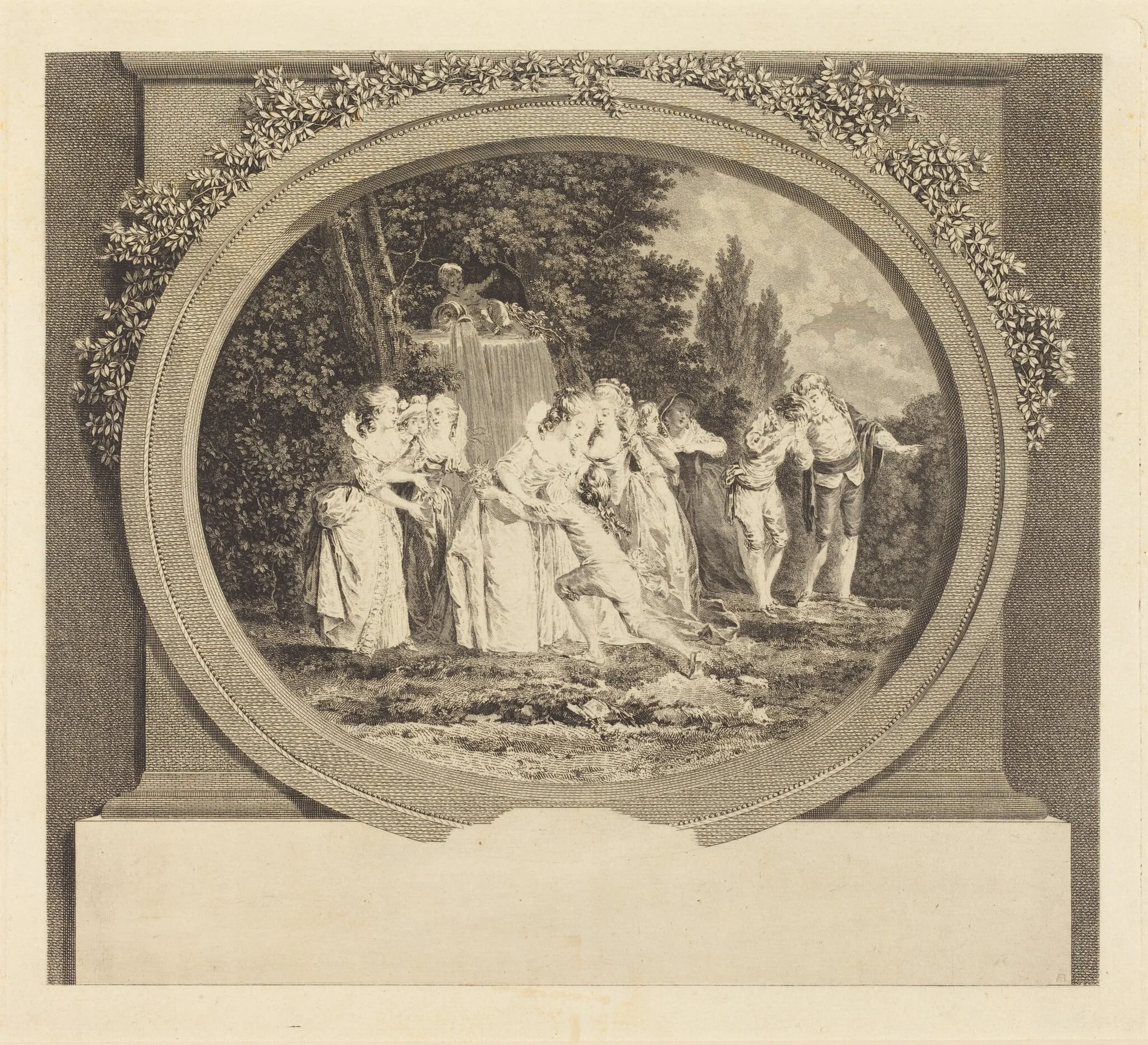Les Voeux acceptees, detail
