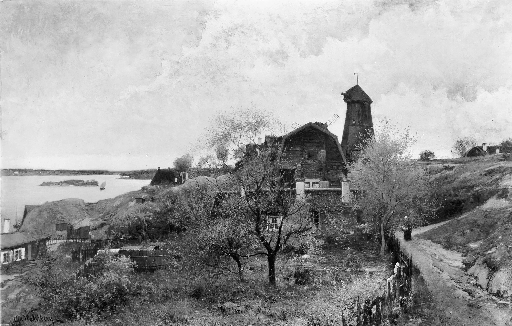 A Day in October, near Waxholm, Sweden, detail