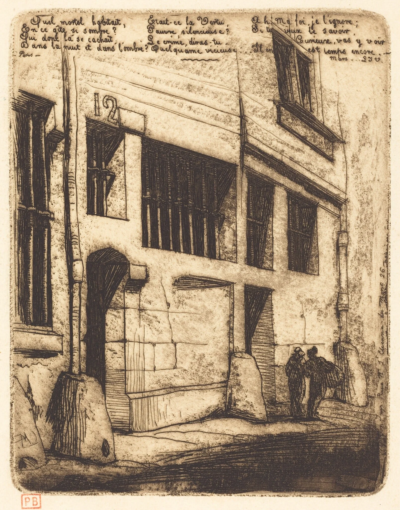 La Rue des Mauvais Garçons, Paris (The Street of the Bad Boys), detail