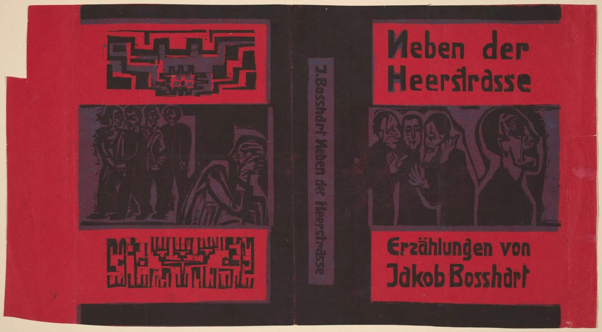 Jakob Bosshart: Neben der Heerstrasse (Jakob Bosshart: Near Main Street), detail