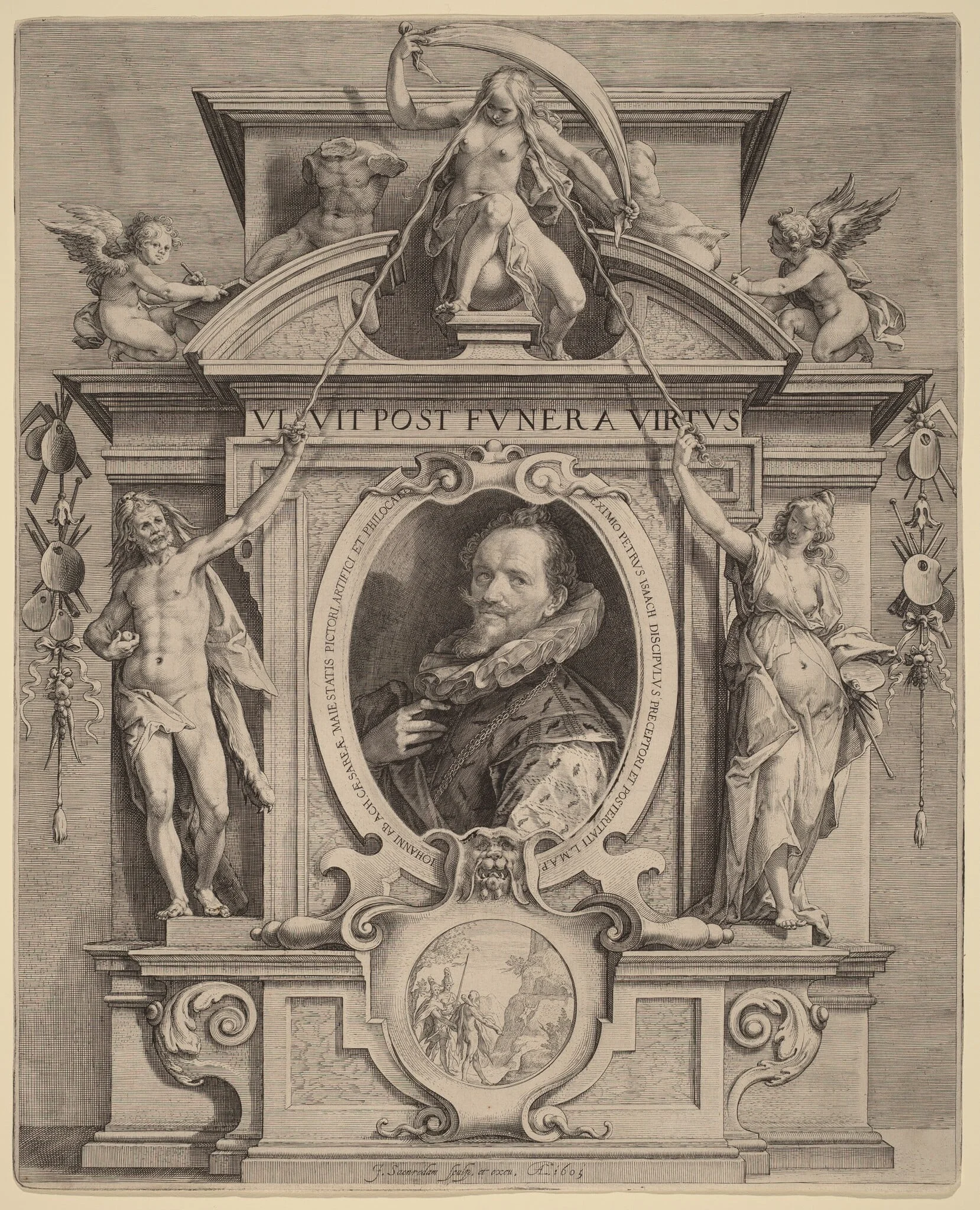 Hans van Aachen, detail