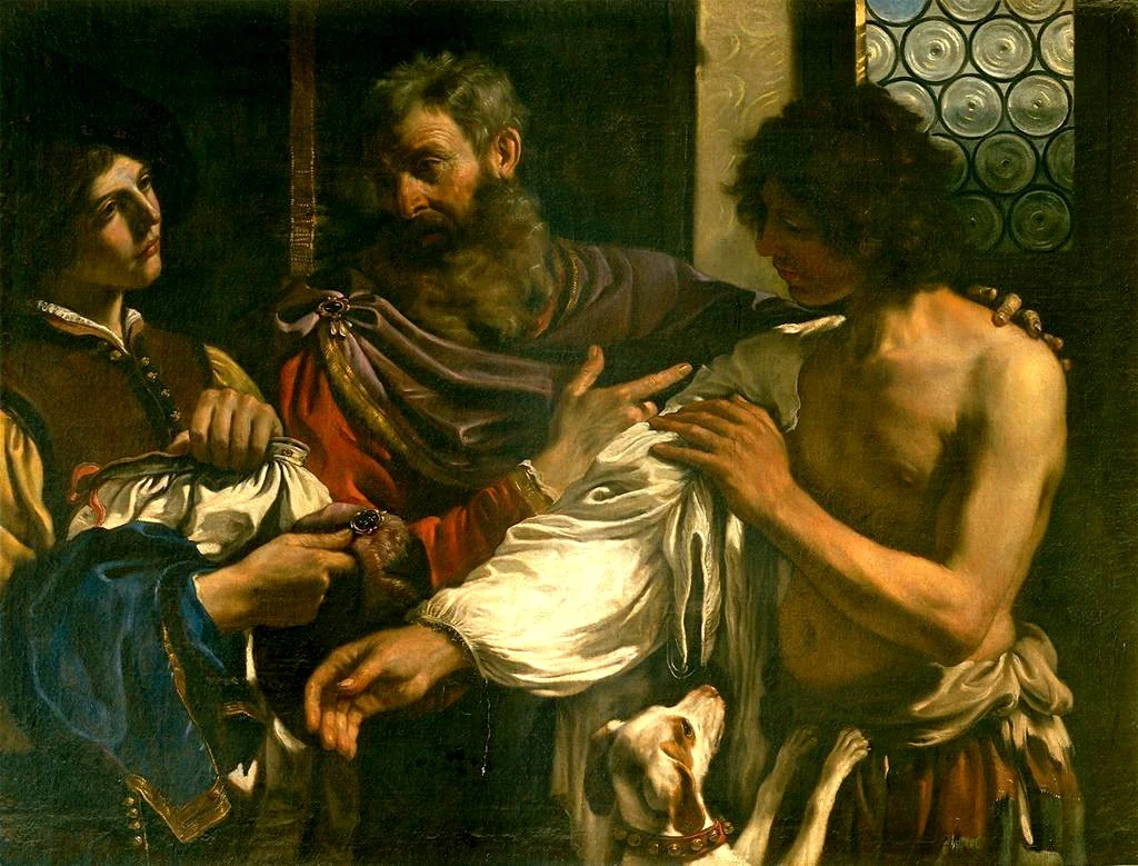 Return of the Prodigal Son, detail
