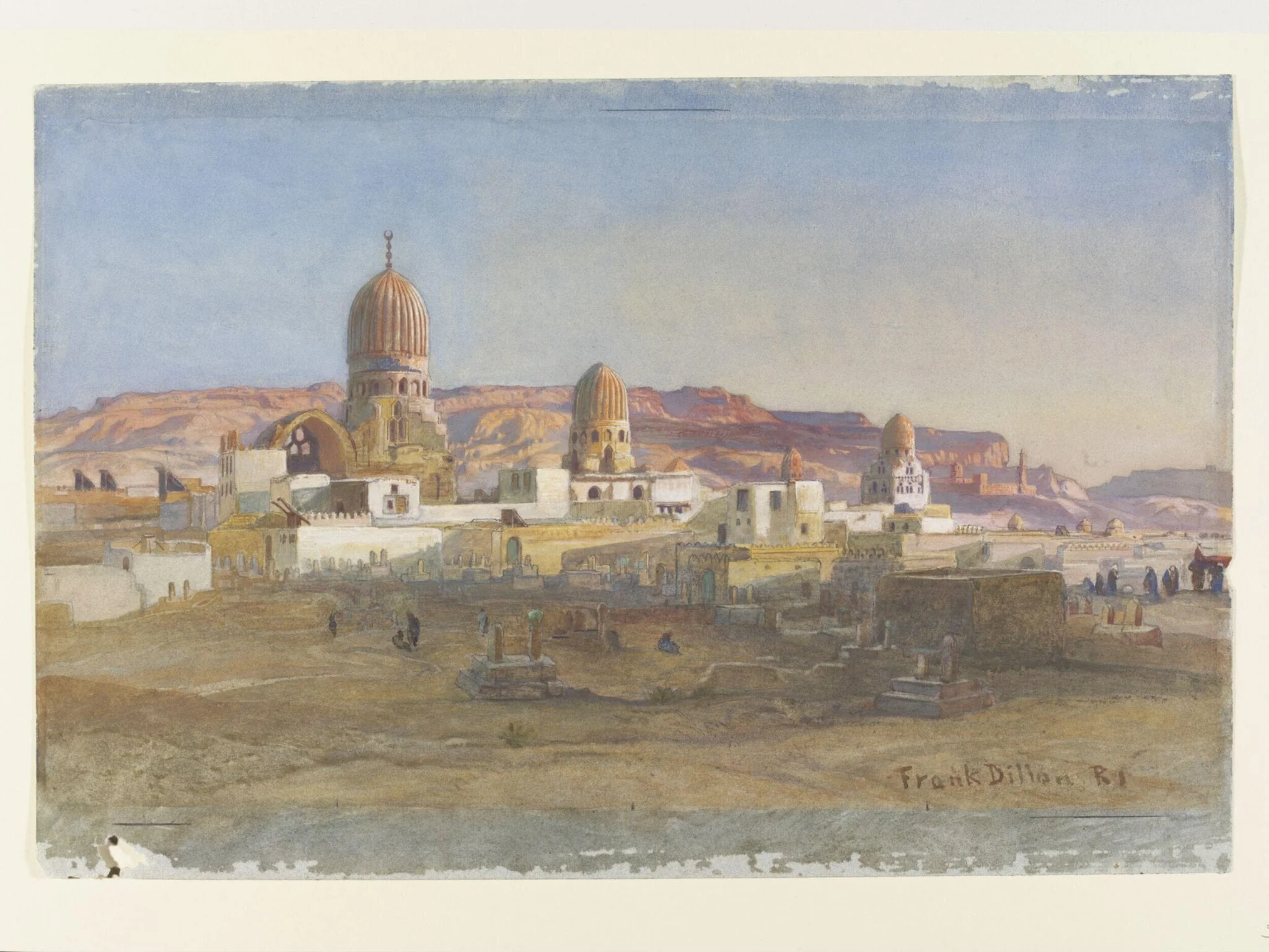 Tombs of the Caliphs, Cairo. about 1880-1900, detail