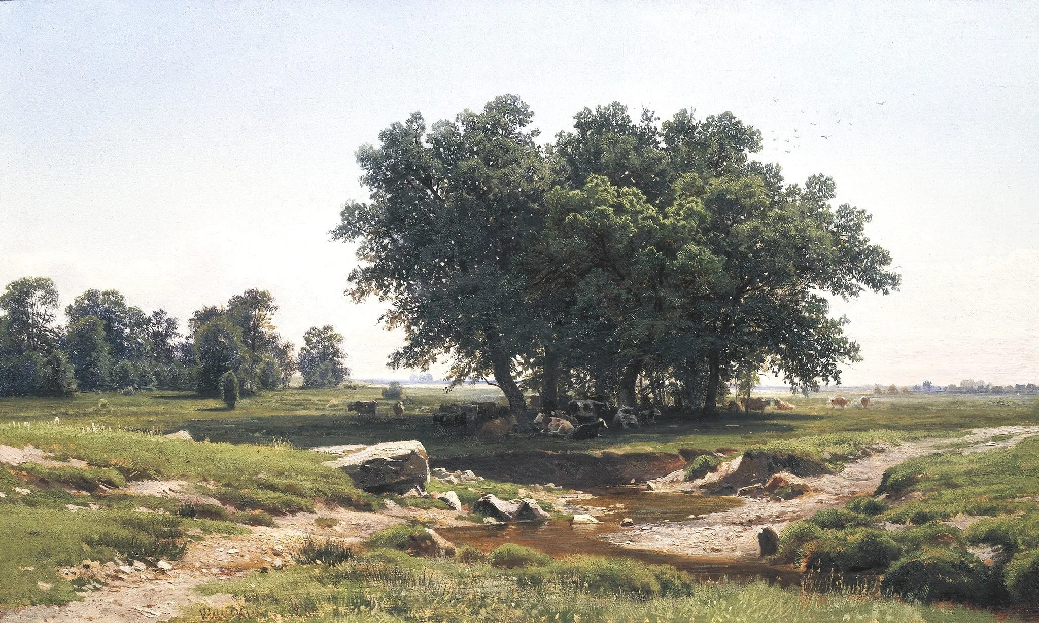 Oaks, detail