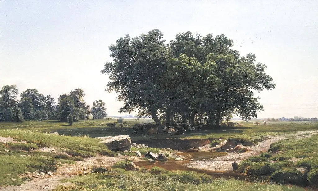 Oaks, by Ivan Shishkin, oil, 1894