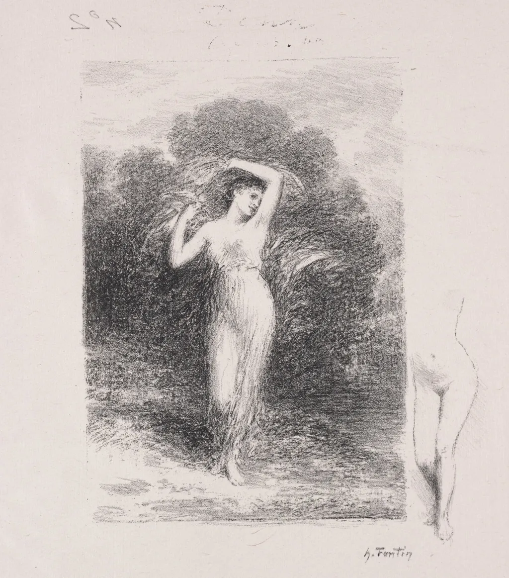 La jeune malade, by Henri Fantin-Latour, 1903