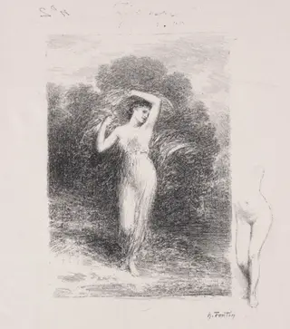 La jeune malade, by Henri Fantin-Latour, 1903