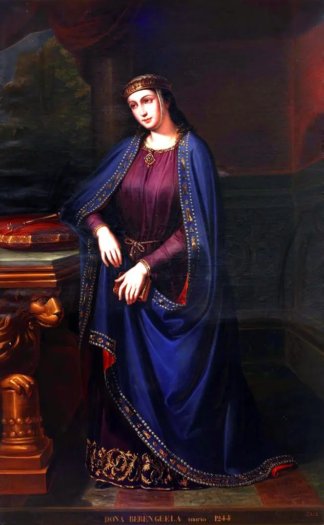 Berenguela reina de León y Castilla, by Francisco Prats y Velasco, oil, 1850