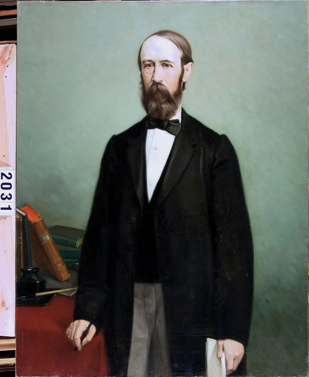 Portret de bărbat cu barbă, detail