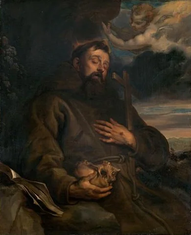Hl. Franziskus in Ekstase, detail