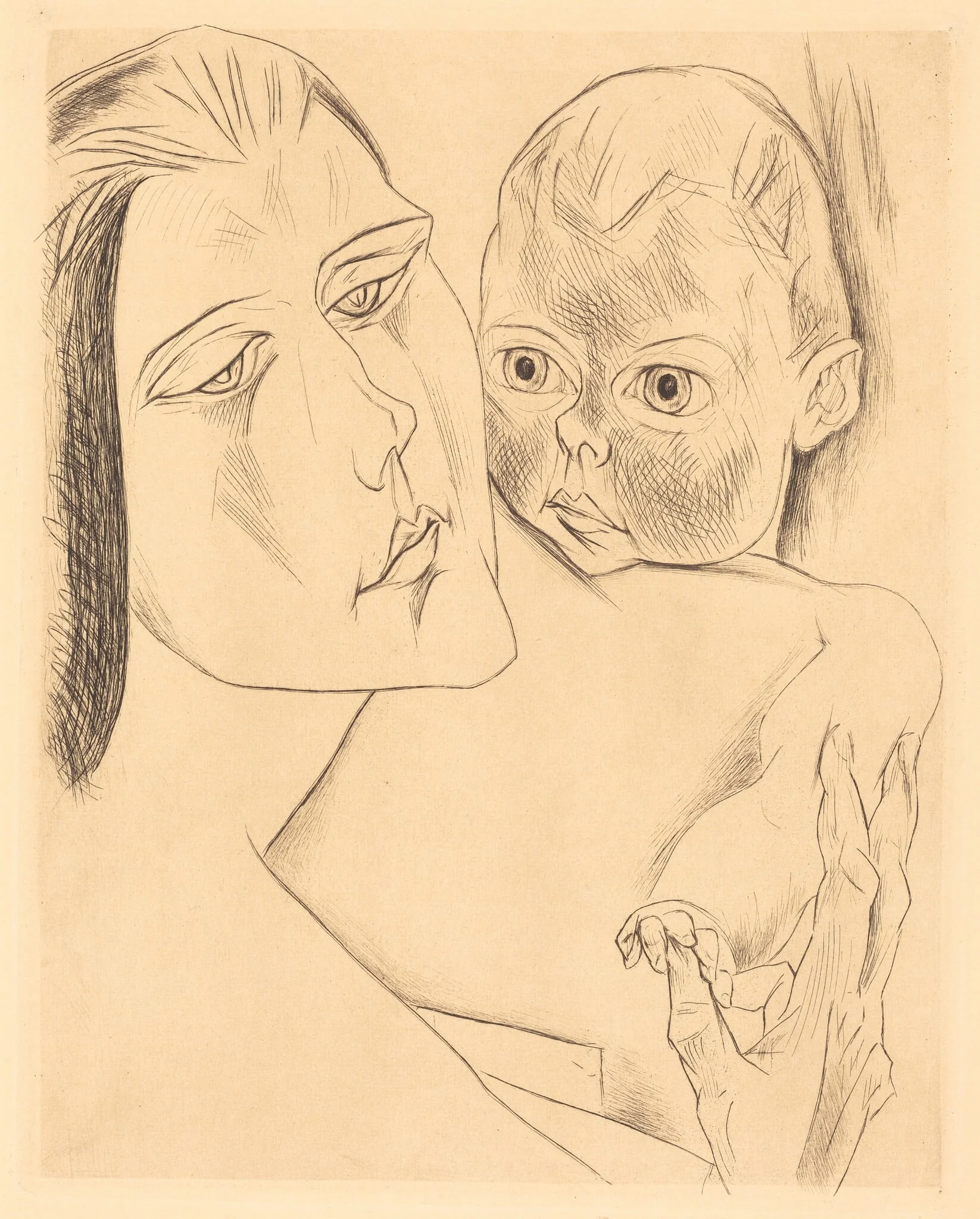 Mother and Child, detail