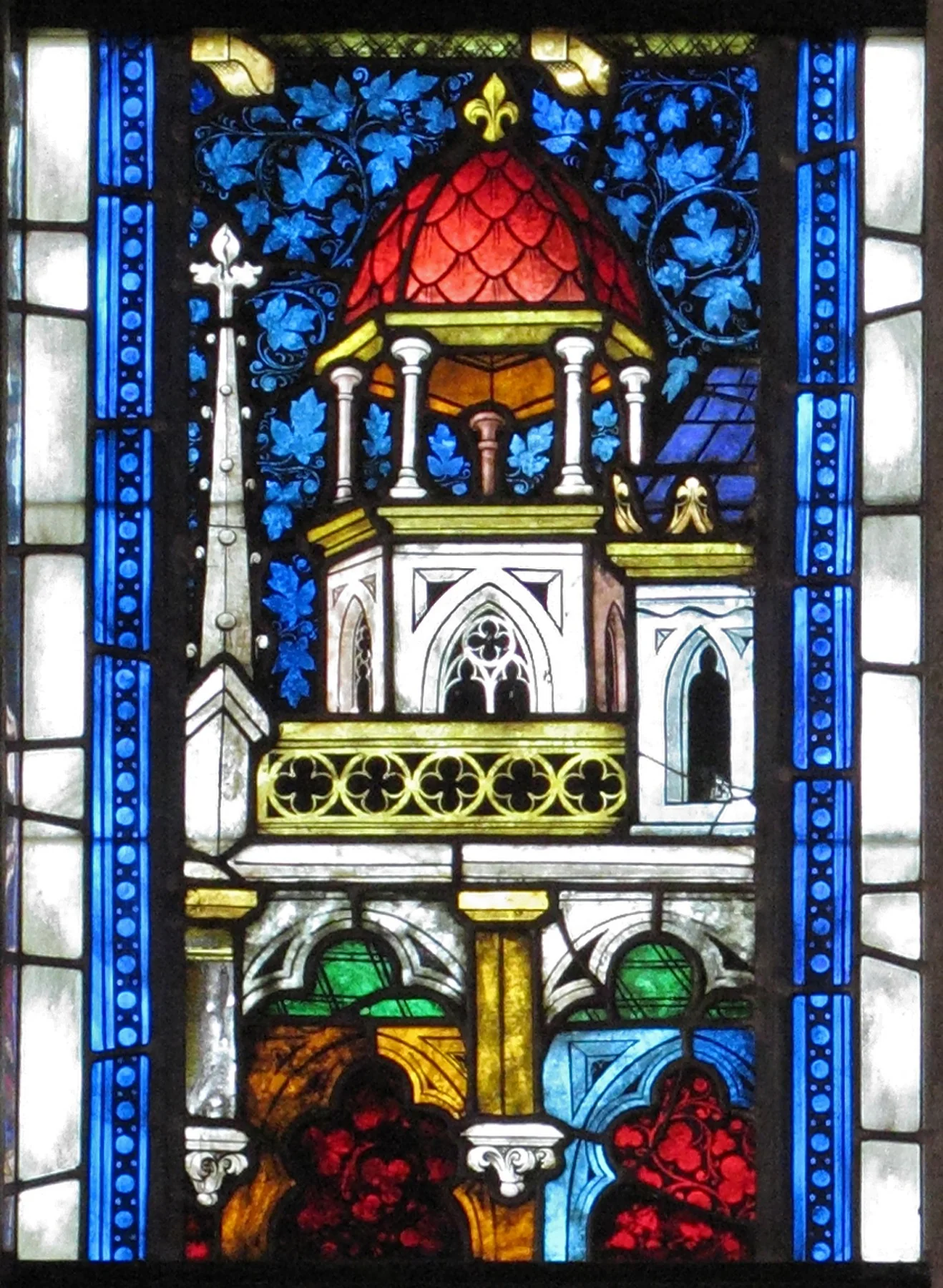 Architectural canopy, detail