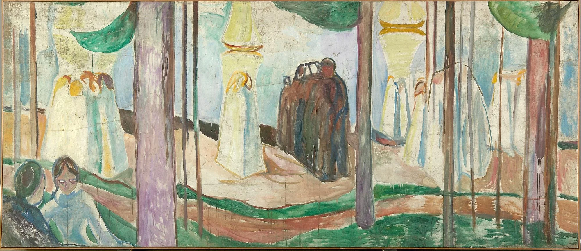 Meeting on the Beach, detail