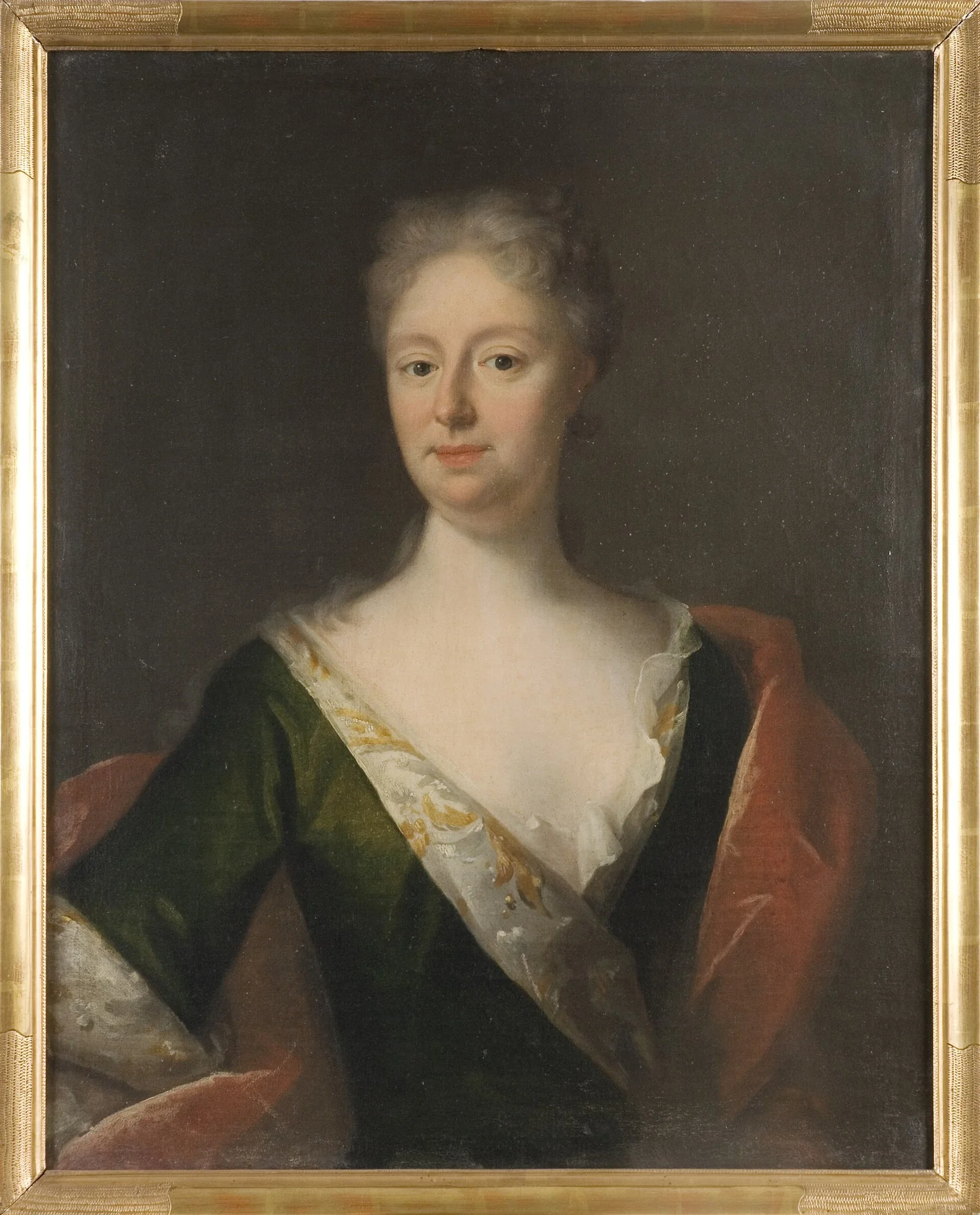 Sofia Gyllenstierna af Ulaborg (1682-1722), friherrinna, g.m. friherre Adolf Herman Wrangel af Lindeberg, detail