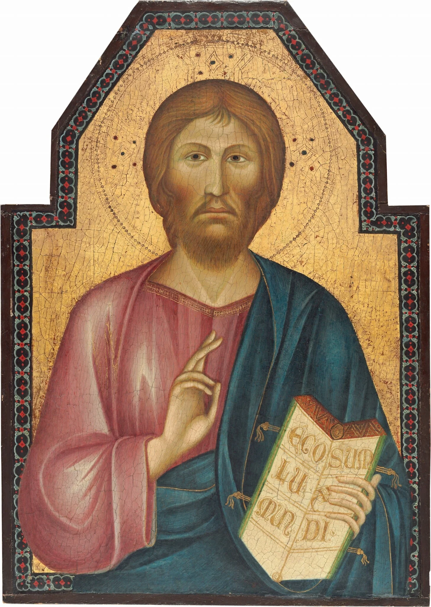 Christ Blessing, detail