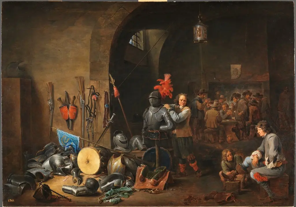 The Bivouac, by David Teniers the Younger, oil, 1640