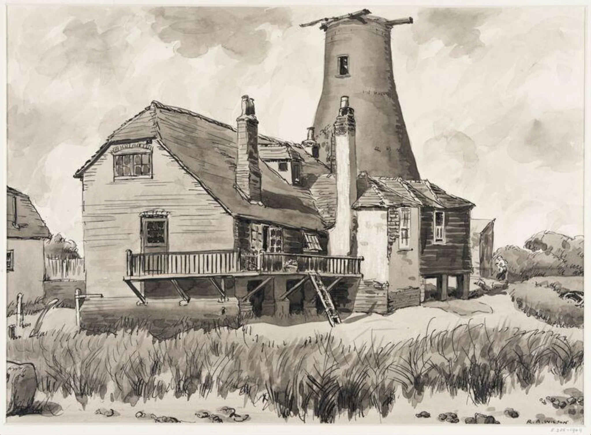 Langstone Mill, Hampshire, detail