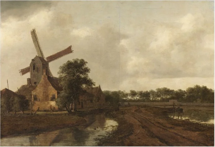 The Windmill, detail
