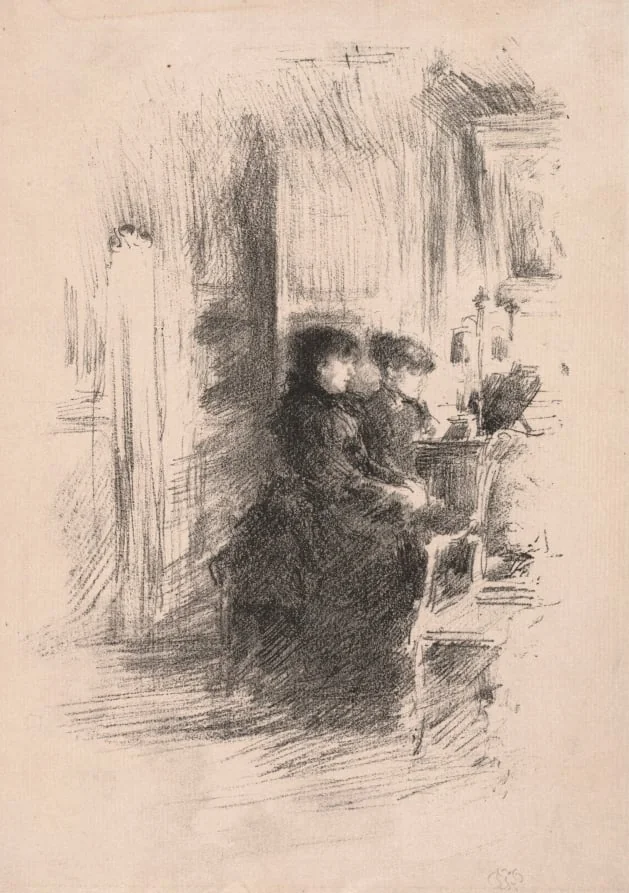 The Duet, detail