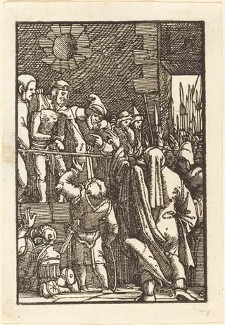 Ecce Homo, by Albrecht Altdorfer, ink, 1513