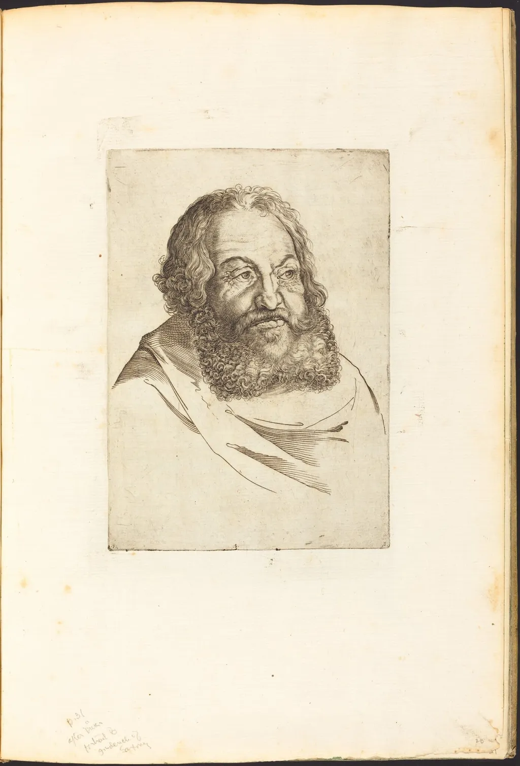 Print from Drawing Book, by Luca Ciamberlano, ink, 1615