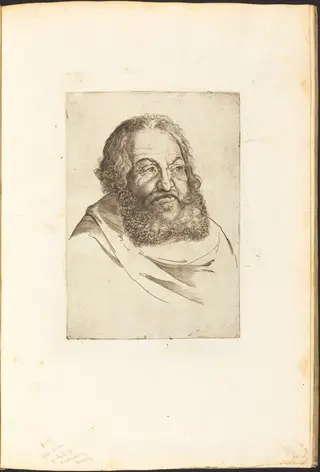 Print from Drawing Book, by Luca Ciamberlano, ink, 1615