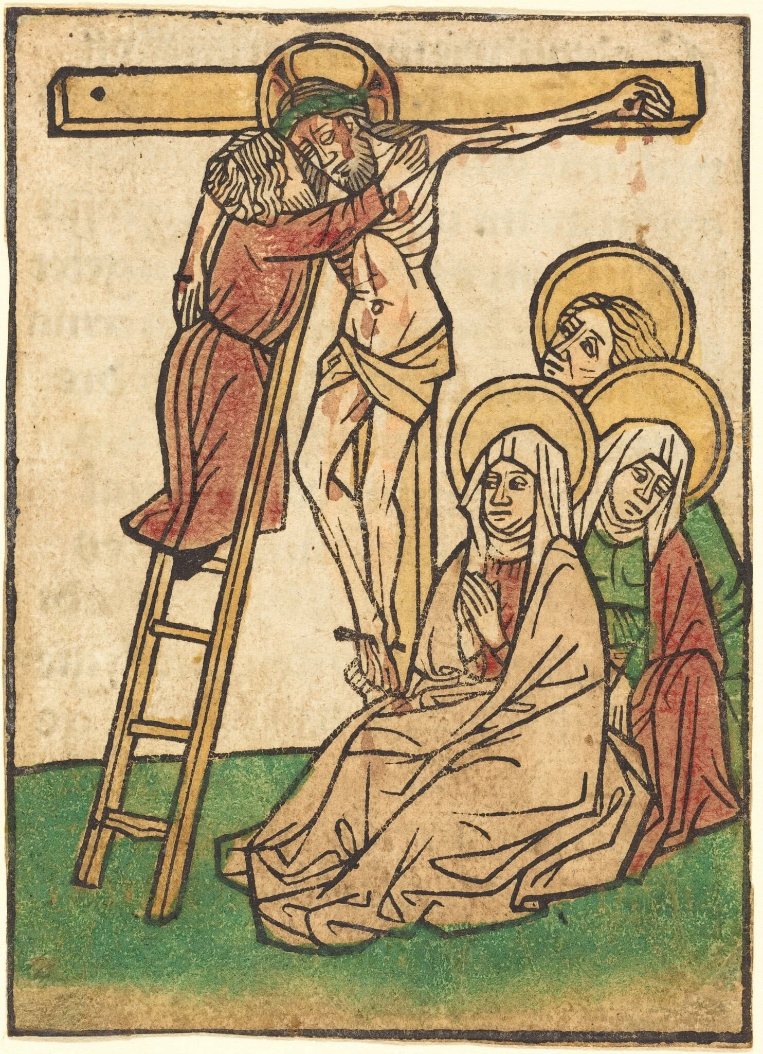 The Descent from the Cross, detail