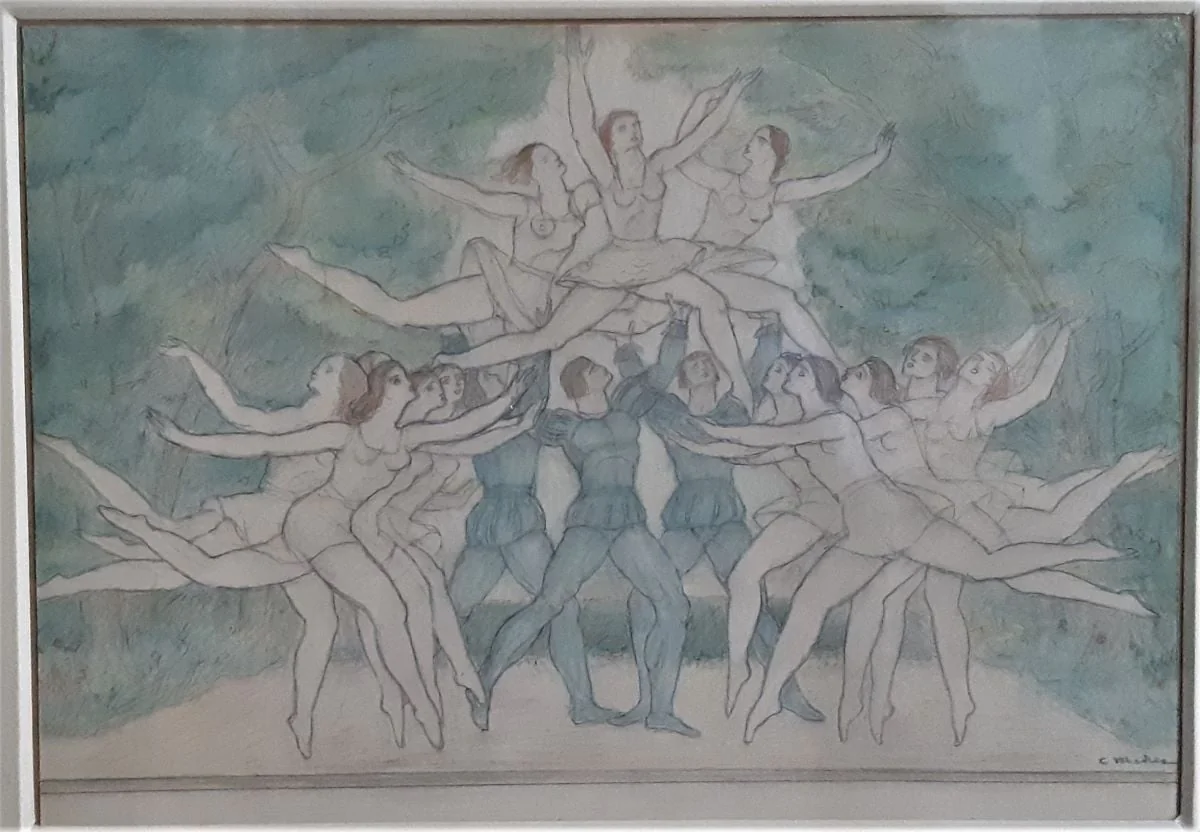 Scena de balet, detail