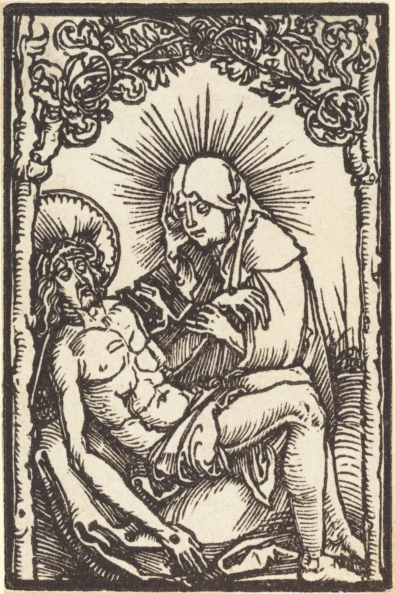 The Lamentation, detail