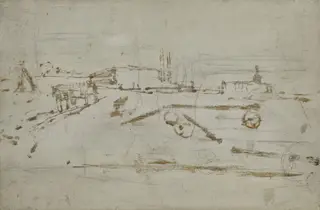 The Edge of a City, by George Hendrik Breitner, oil, 1901