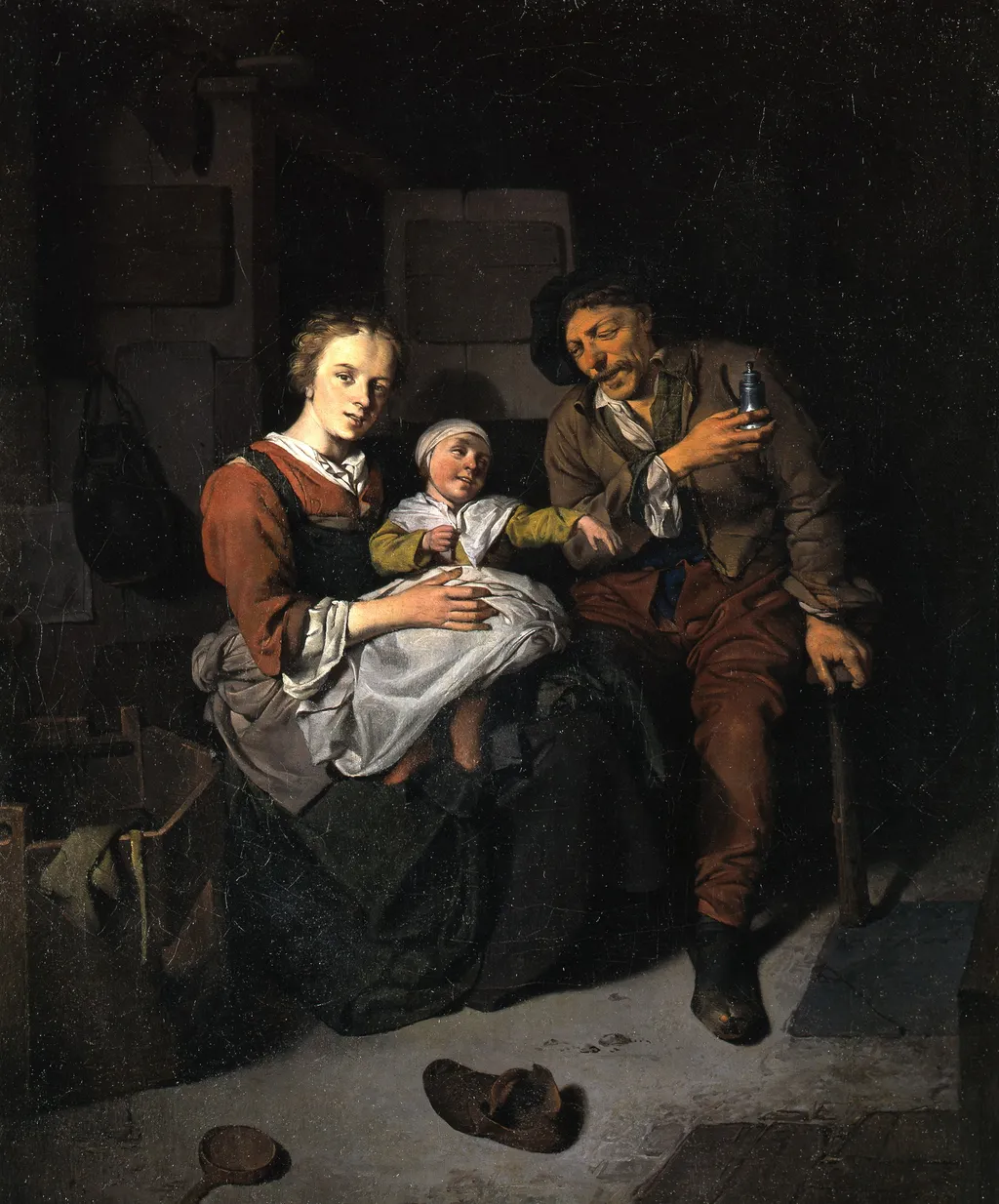 Farmers Family, by Cornelis Pietersz Bega, unspecified, 1663