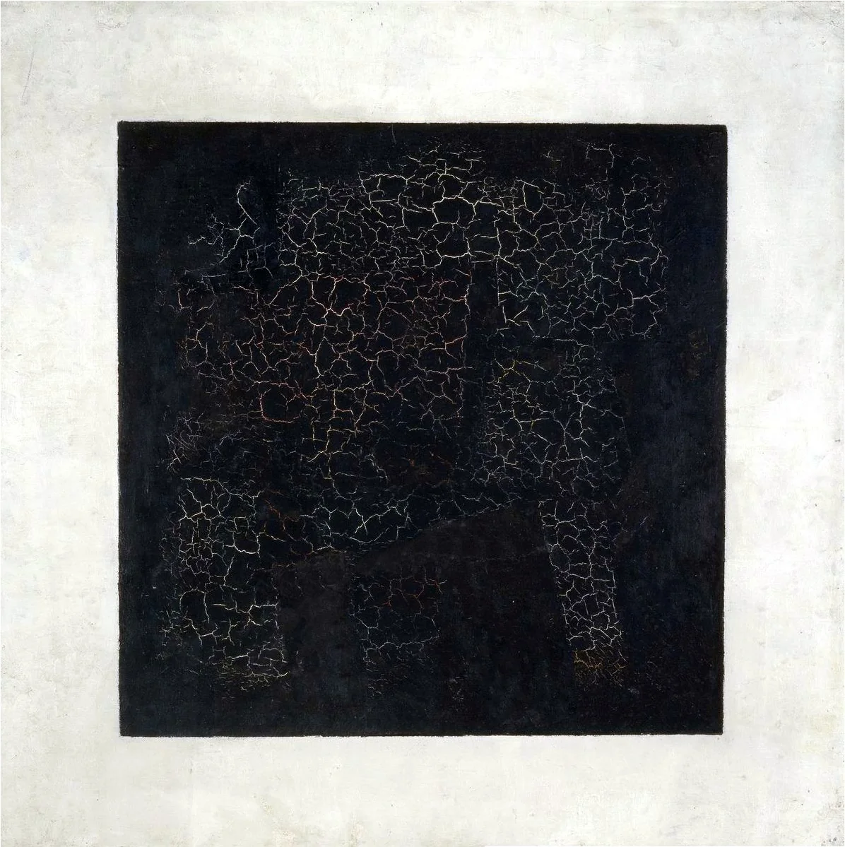Black Square (1915), detail