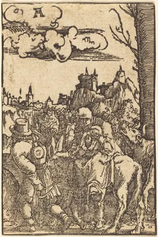 The Flight into Egypt, by Albrecht Altdorfer, ink, 1513