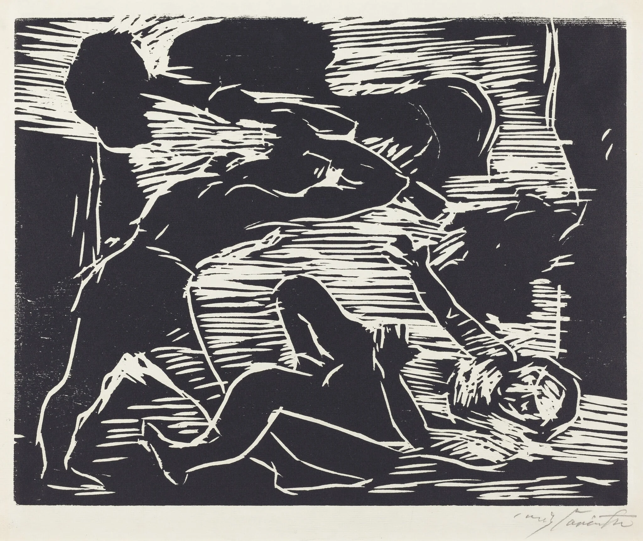 Brudermord (Cain and Abel), detail