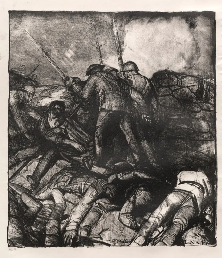 War Series: The Charge, Right Detail, first state, detail