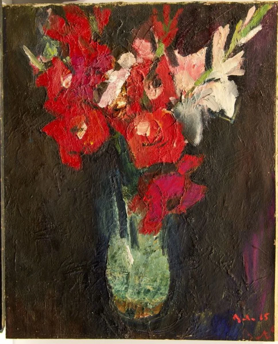 Vas cu flori (Gladiole), detail