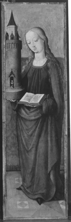 Heilige Barbara, detail