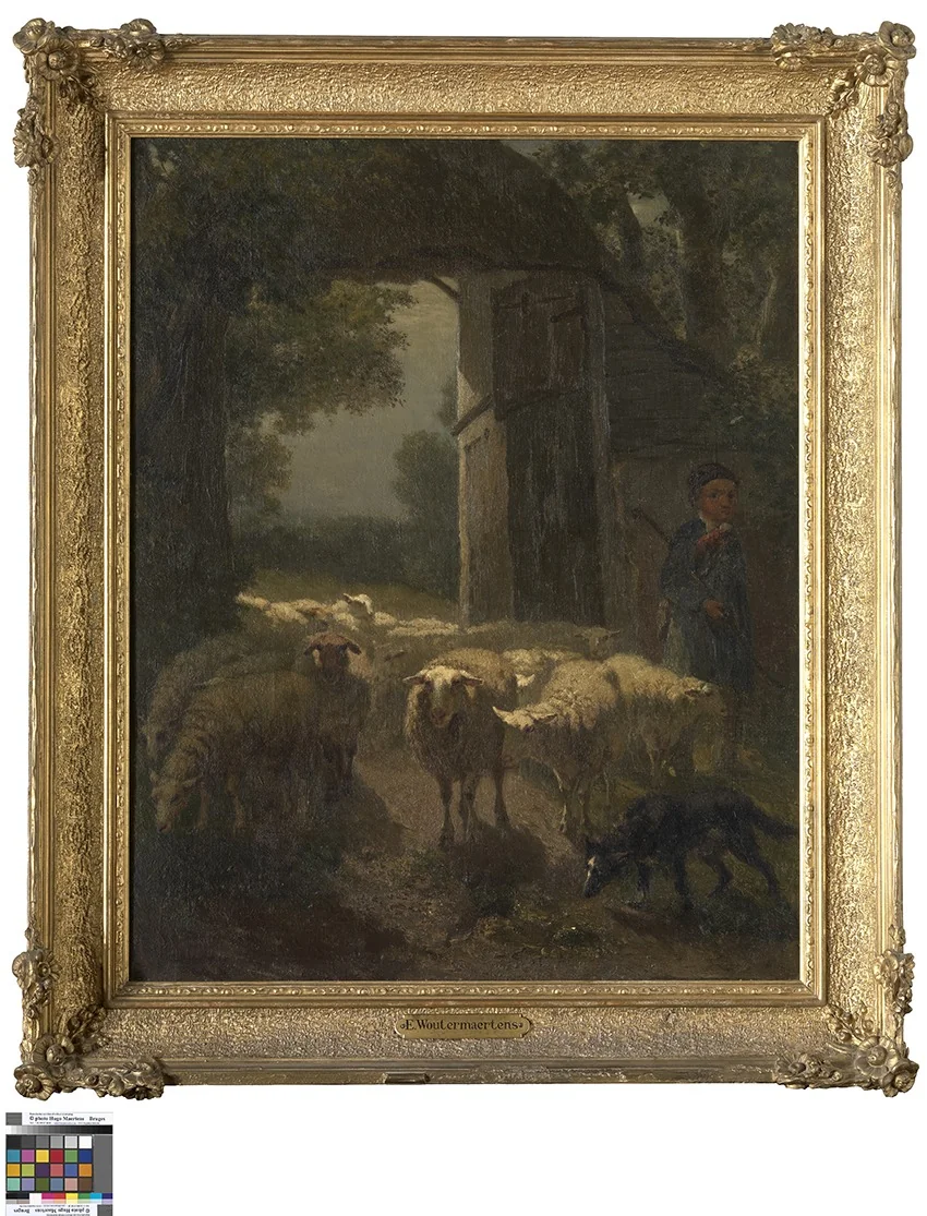 Terugkerende schapen, detail