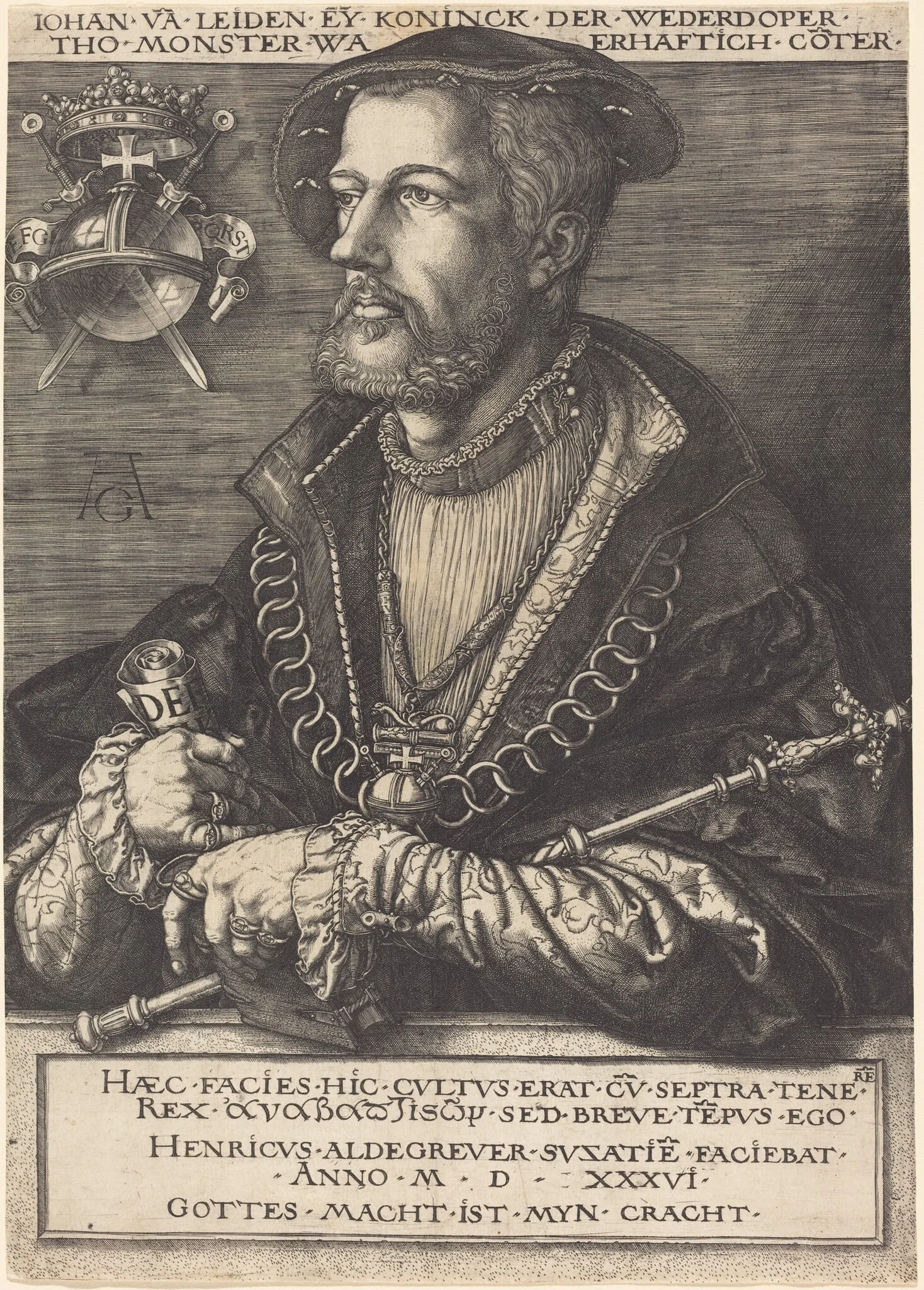 Jan van Leyden, detail