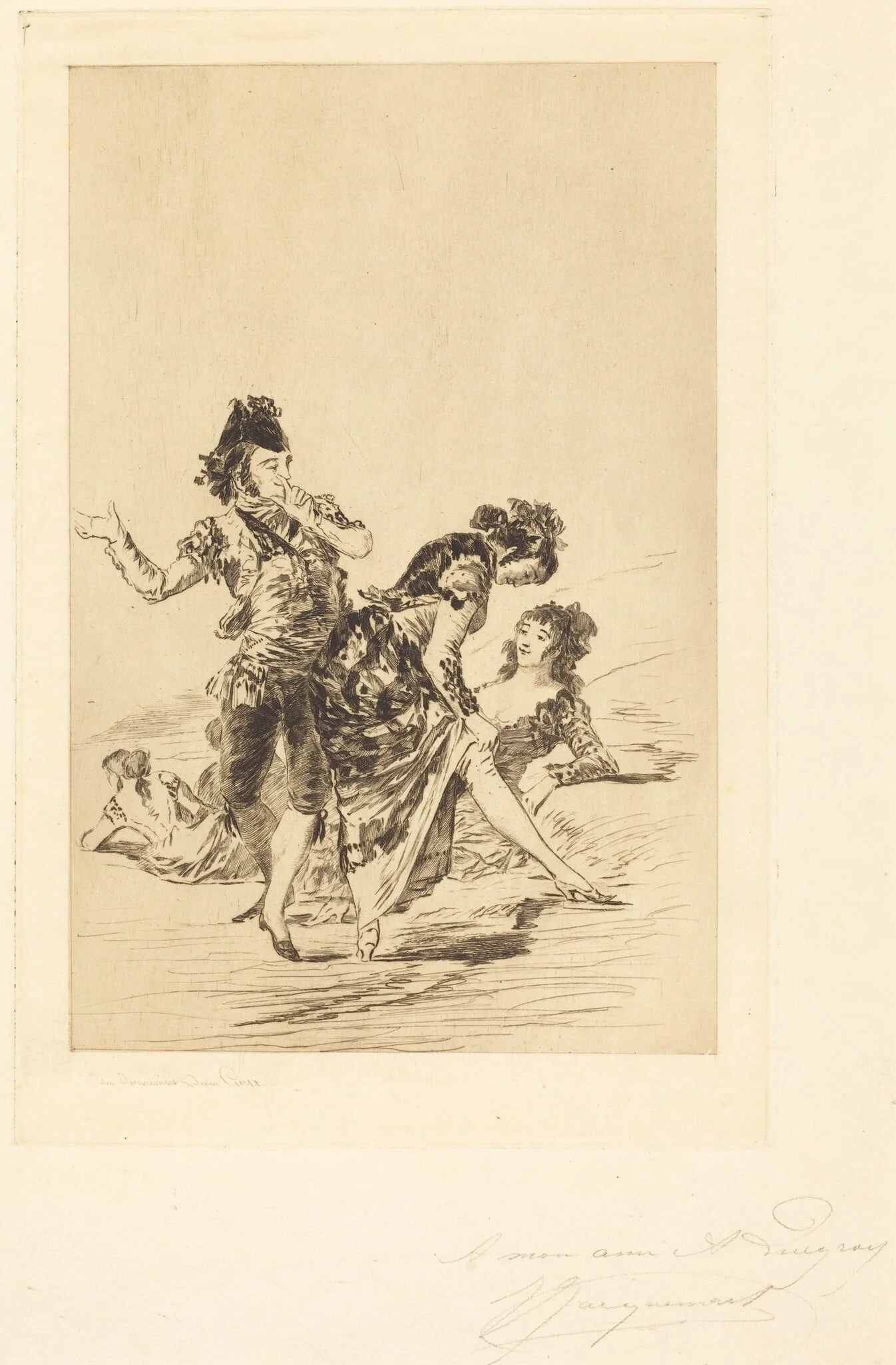 Spanish Scene (Scène espagnole), detail