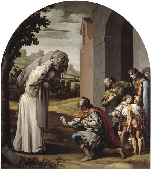 The Humility of Count William II of Nevers, detail
