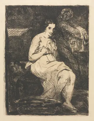 The Toilette, by Édouard Manet, 1862