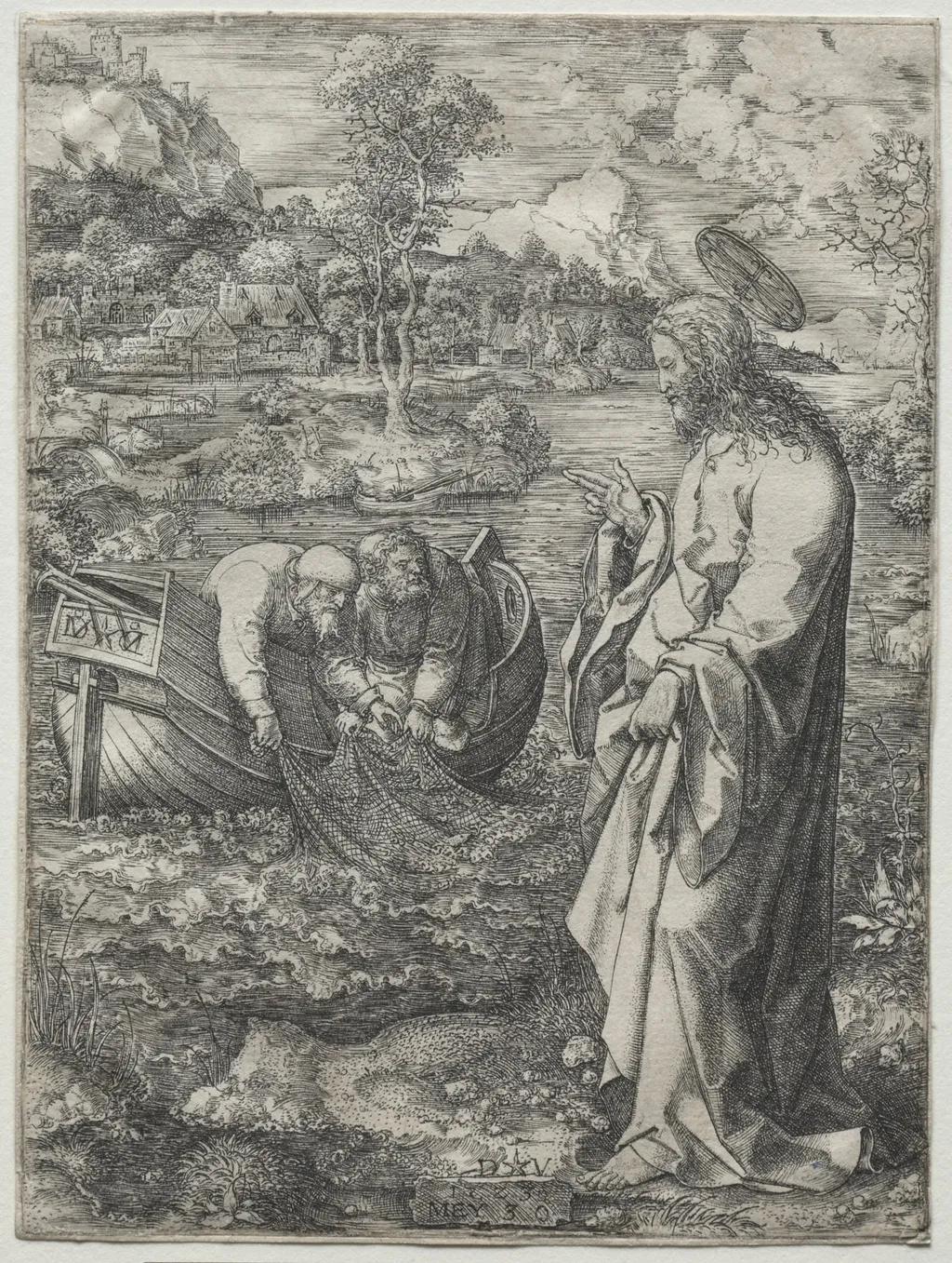 Jesus Calling to St. Peter and St. Andrew, by Dirk Vellert, 1523