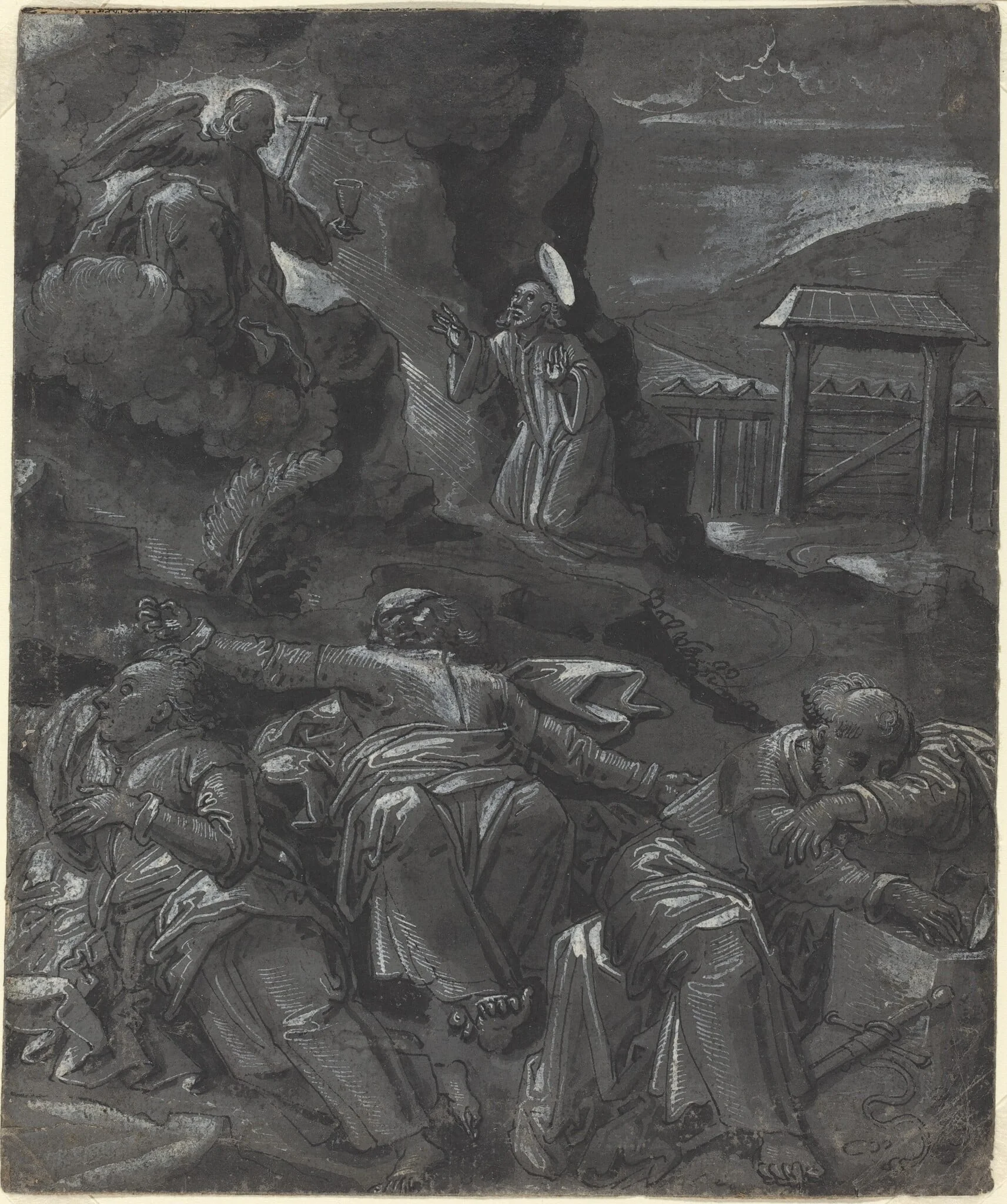 Christ in the Garden of Gethsemane, detail