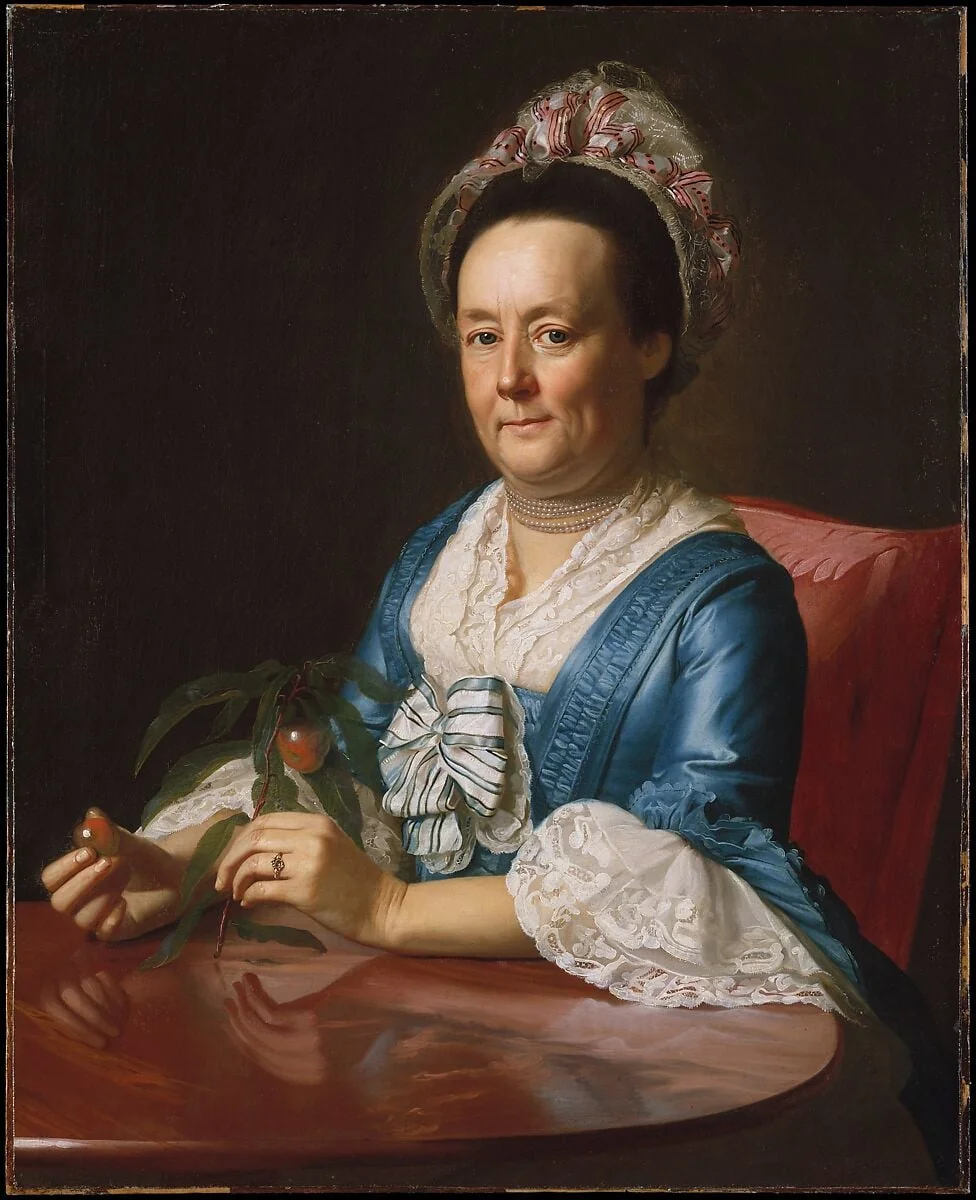 Mrs. John Winthrop, detail