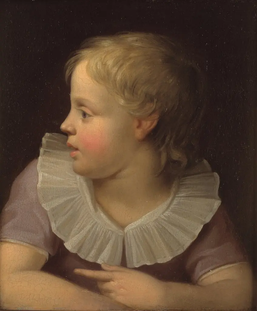 Maleren Jens Juels søn, Jens, by Christoffer Wilhelm Eckersberg, oil, 1807