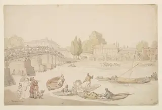 Untitled, by Thomas Rowlandson, watercolor, 1750