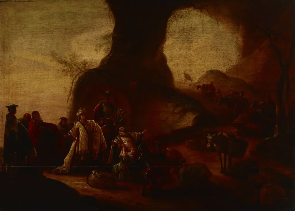 Discovery of the Joseph's Silver Cup in Benjamin's Sack, by Jacob Willemsz de Wet, unspecified, 1652
